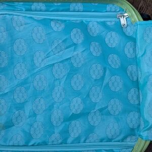 Kids Blue Patterned Travel Bag